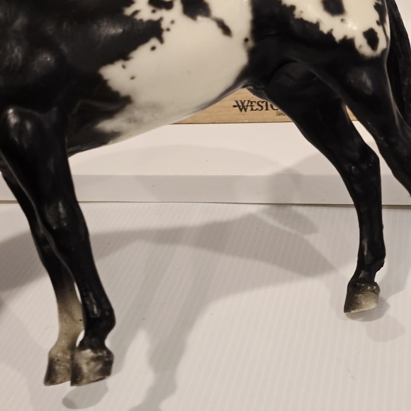Breyer #66 Stud Spider Black Blanket Appaloosa Traditional - Picture 12 of 13